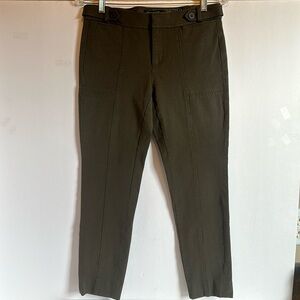 Banana Republic Sloan  Dark Olive Cargo Ankle Pants Women’s Size 4